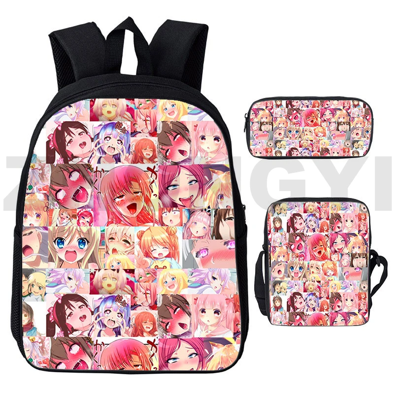 Hentai Bag 3D Print Ahegao Backpack Men Women Anime Cartoon Senpai Laptop Bag Kawaii School Bags for Teenage Girls
Hentai Bag 3D Print Ahegao Backpack Men Women Anime Cartoon Senpai Laptop Bag Kawaii School Bags for Teenage Girls