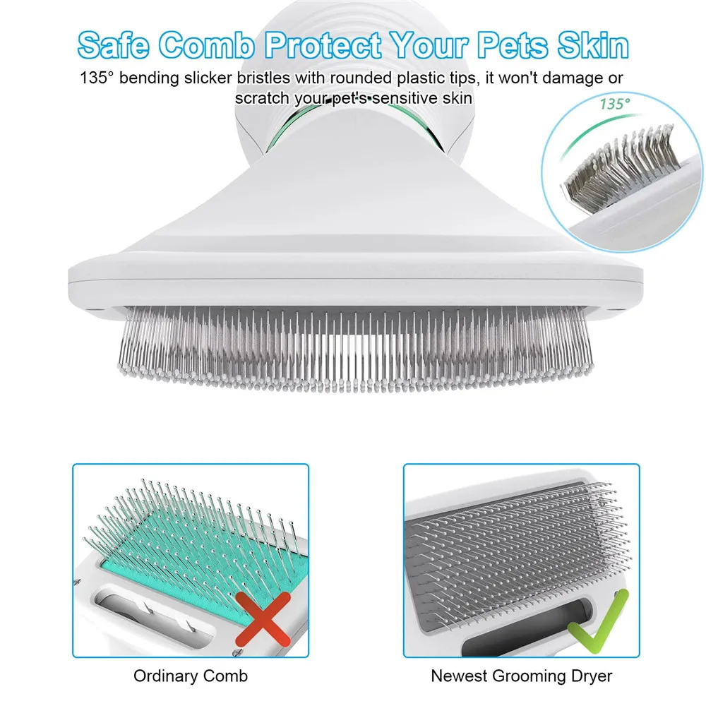 Portable Dog Dryer 2-In-1Hair Dryer for Dogs Adjust Temperature Low Noise Pet Dryer Dog Grooming Comb Fur Blower
Portable Dog Dryer 2-In-1Hair Dryer for Dogs Adjust Temperature Low Noise Pet Dryer Dog Grooming Comb Fur Blower