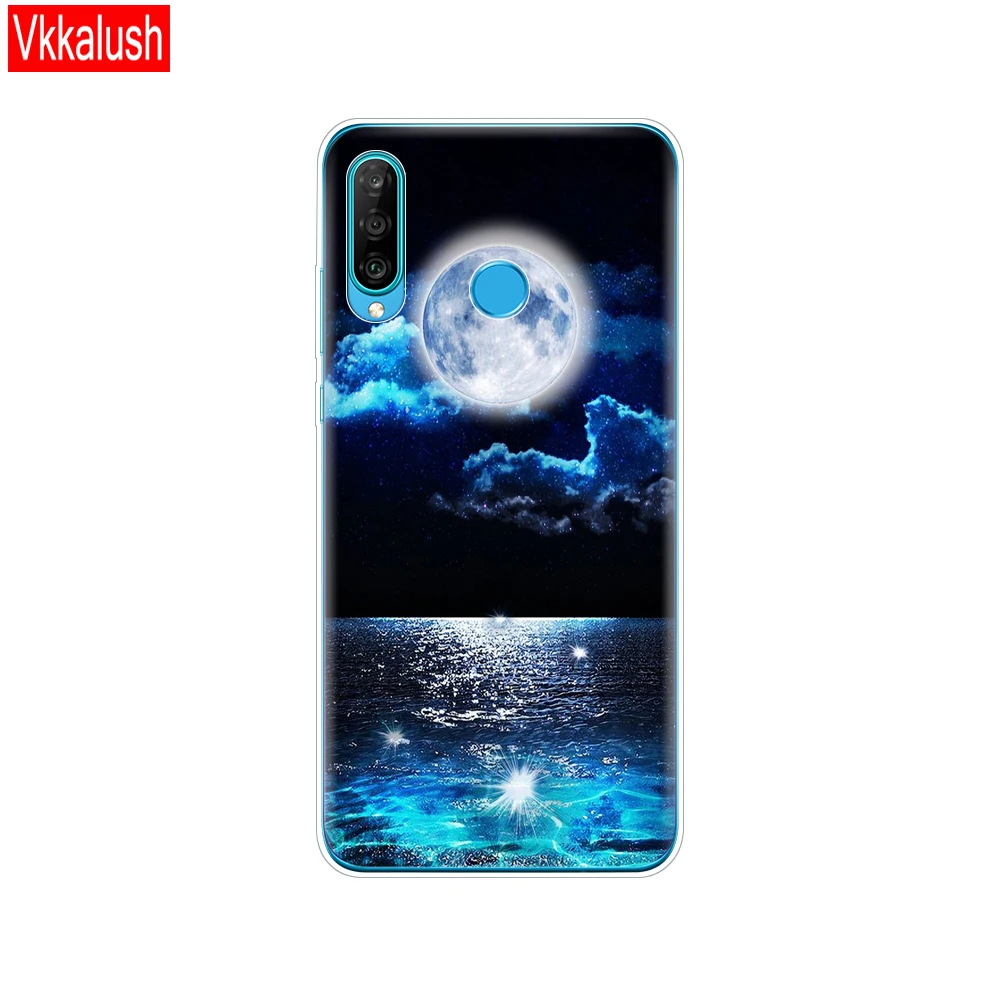 Mobile Phone Bag Case For Huawei P30 Pro Silicon TPU Back Cover On VOG-L29 ELE-L29 P 30 Lite | Мобильные телефоны и