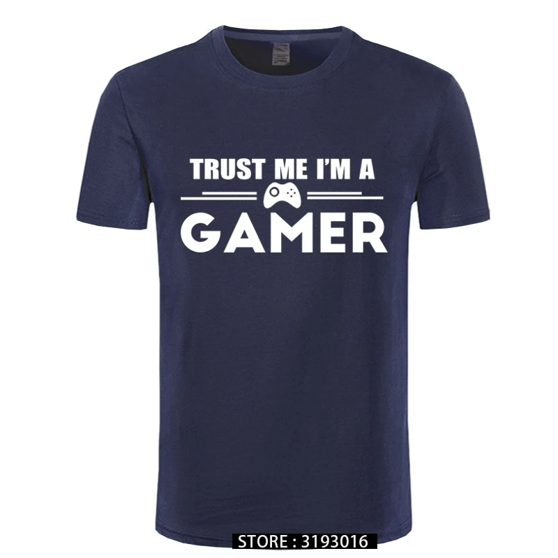 Summer TRUST ME I'M A GAMER Funny Letters Printed T Shirt Men Cotton O-Neck Short Sleeve Casual Oversized T Shirt Tops Tees
Summer TRUST ME I'M A GAMER Funny Letters Printed T Shirt Men Cotton O-Neck Short Sleeve Casual Oversized T Shirt Tops Tees
