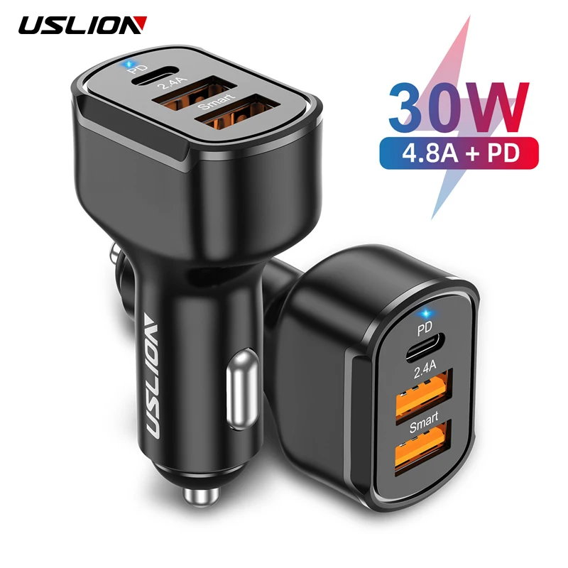30W PD USB C Car Charger Quick Charge 4.0 3.0 QC4.0 QC3.0 Phone Charger Type C Fast Charging For iPhone 12 Xiaomi Huawei Samsung
30W PD USB C Car Charger Quick Charge 4.0 3.0 QC4.0 QC3.0 Phone Charger Type C Fast Charging For iPhone 12 Xiaomi Huawei Samsung
