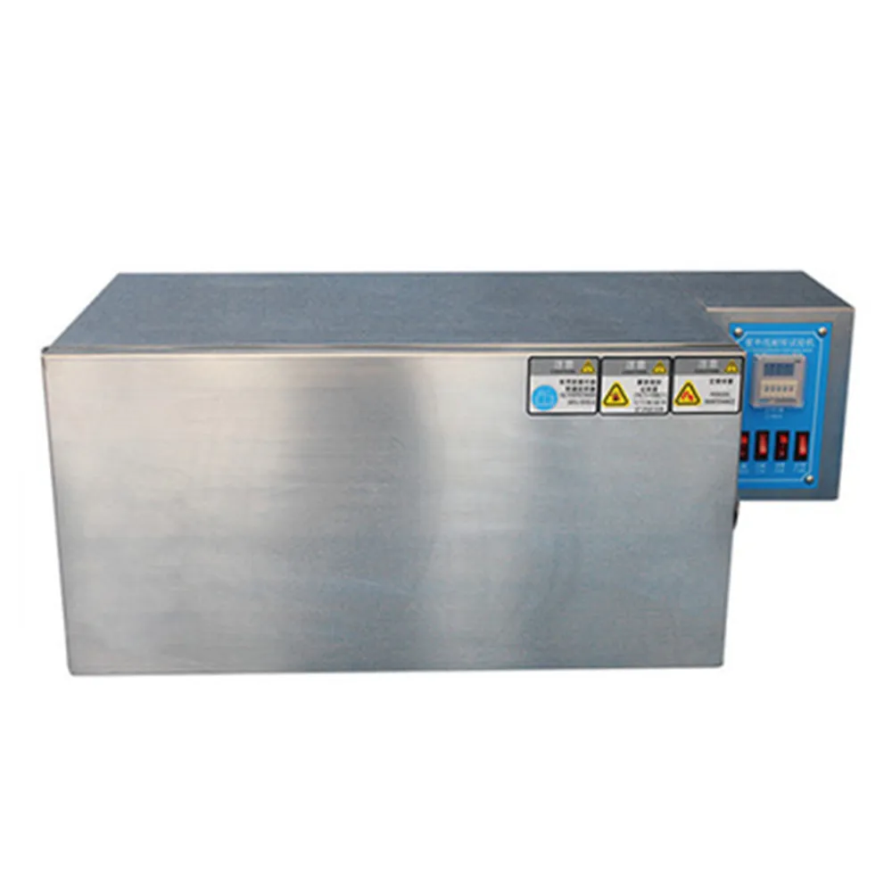 (UV Aging Test Chamber) Simulated Natural Light Acceleration Tester Rubber And Plastic Leather Cloth Aging Box
(UV Aging Test Chamber) Simulated Natural Light Acceleration Tester Rubber And Plastic Leather Cloth Aging Box