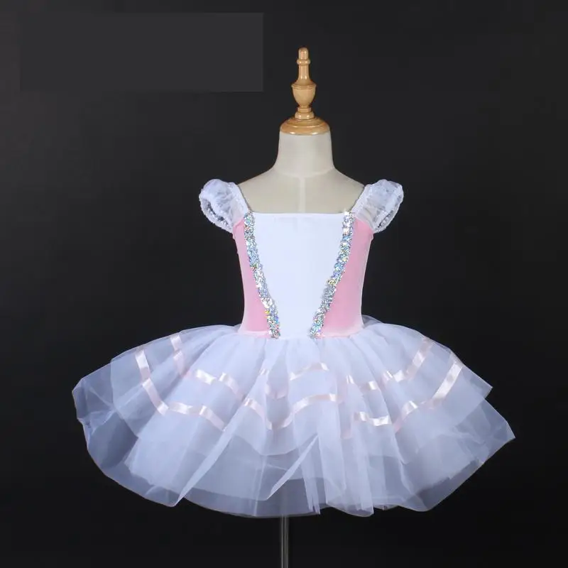New Children's Women's Bubble Sleeve Snow White Ballet Skirt Pink Stage Performance Dress
New Children's Women's Bubble Sleeve Snow White Ballet Skirt Pink Stage Performance Dress
