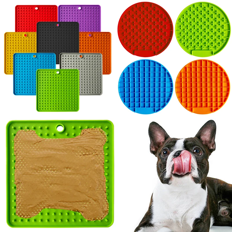 Feeding Food Bowl Dog Lick Pad Silicone Mat Slow Food Bowls Dogs Cats Training Pad Durable Practical Bathing Pet Feeding Mat
Feeding Food Bowl Dog Lick Pad Silicone Mat Slow Food Bowls Dogs Cats Training Pad Durable Practical Bathing Pet Feeding Mat