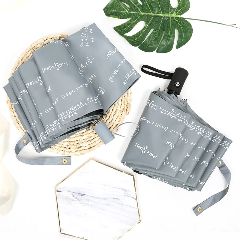 Automatical Portable Women Formula Umbrella Grey Umbrella Prevent UV Rainproof Folding Ladies Small Three Fold Sun Math Umbrella
Automatical Portable Women Formula Umbrella Grey Umbrella Prevent UV Rainproof Folding Ladies Small Three Fold Sun Math Umbrella