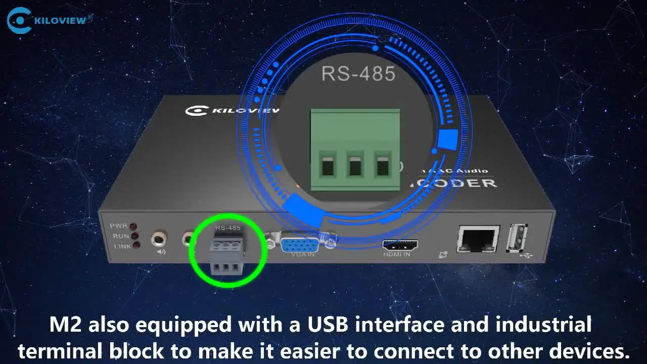 Kiloview HDMI& VGA to IP Streaming RTMP RTSP RTP Encoder, IPTV Encoder Support Facebook Twitter Youtube Wowza
Kiloview HDMI& VGA to IP Streaming RTMP RTSP RTP Encoder, IPTV Encoder Support Facebook Twitter Youtube Wowza