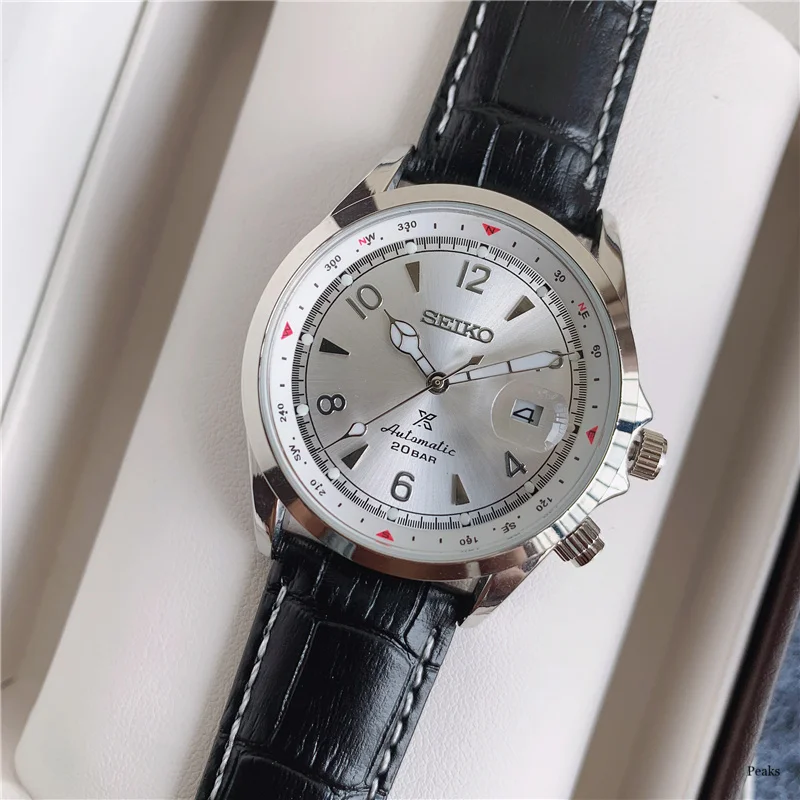 2022 New Seiko Watch SPB121J1 Mountaineer Collection Fashion Casual Quartz Watch Luxury Date Top Leather Simple Men's Watch
2022 New Seiko Watch SPB121J1 Mountaineer Collection Fashion Casual Quartz Watch Luxury Date Top Leather Simple Men's Watch
