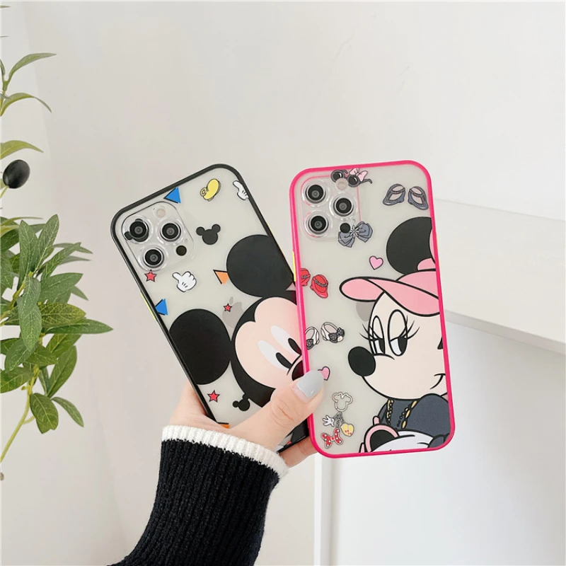 Mobile Phone Protective Cover for IPhone13 Promax 11 12 Promax X Xs 7 Disney Minnie Mickey Mobile Phone Case Cartoon Color Frame
Mobile Phone Protective Cover for IPhone13 Promax 11 12 Promax X Xs 7 Disney Minnie Mickey Mobile Phone Case Cartoon Color Frame
