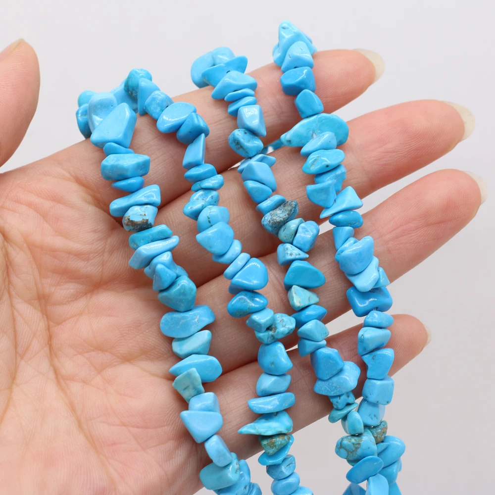 Best Selling Natural Semi-precious Stones Crushed Stone Blue Turquoise Beaded Making DIY Necklace Bracelet Size 5-8mm Length40cm
Best Selling Natural Semi-precious Stones Crushed Stone Blue Turquoise Beaded Making DIY Necklace Bracelet Size 5-8mm Length40cm
