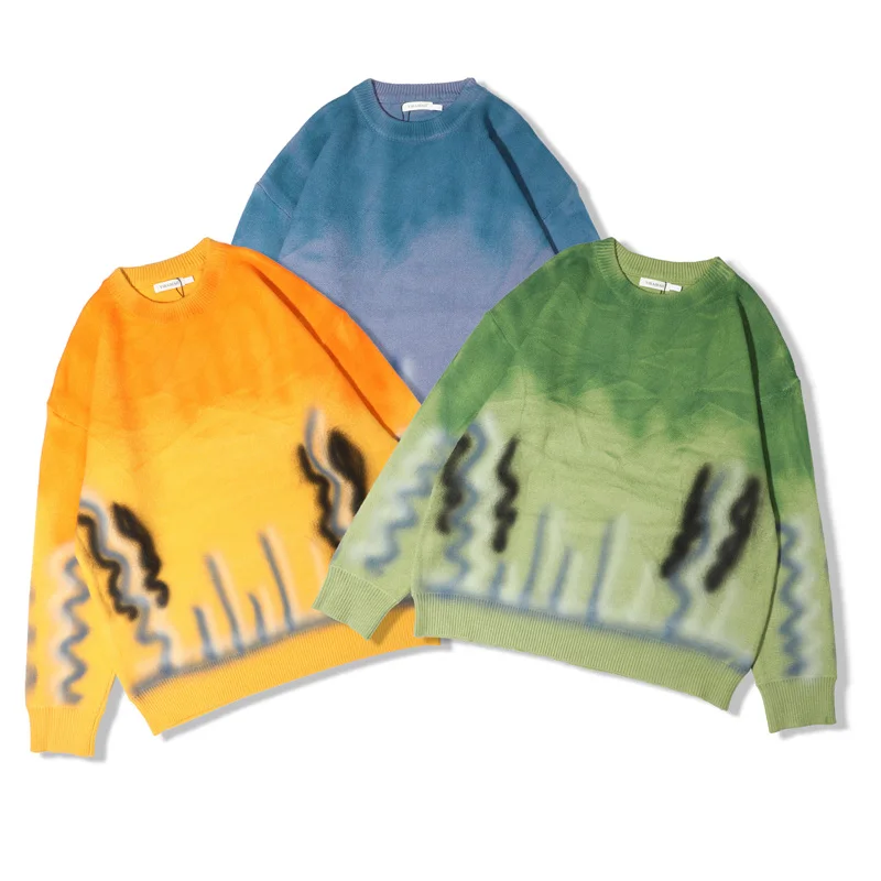 Fashion Brand Sweaters Men's Graffiti Printing Jacquard Sweater Men Pullovers O-Neck Pattern Knitted Men Hip Hop Jumpers Mens
Fashion Brand Sweaters Men's Graffiti Printing Jacquard Sweater Men Pullovers O-Neck Pattern Knitted Men Hip Hop Jumpers Mens