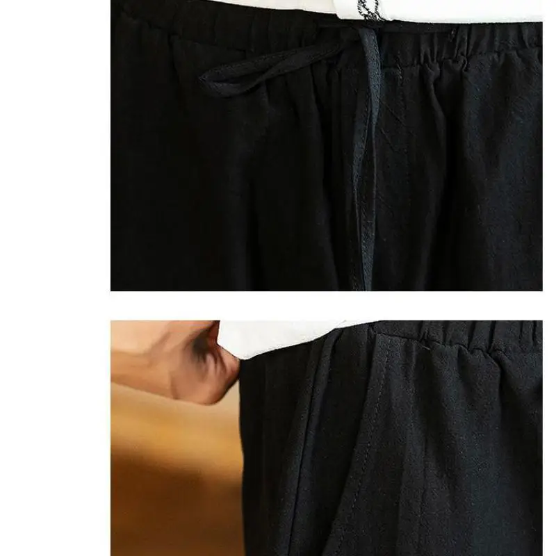 Chinese Style Harem Pants Male Trousers Pantalon Hombre 5XL New 2021 Summer Cuffed Pants Men Cotton Linen Bloom Pants Mens Red 
Chinese Style Harem Pants Male Trousers Pantalon Hombre 5XL New 2021 Summer Cuffed Pants Men Cotton Linen Bloom Pants Mens Red