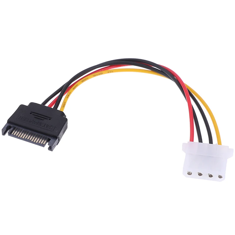 SATA TO IDE Power Cable 15 Pin SATA Male To Molex IDE 4 Pin Female Cable Adapter 1 X Cable Adapter Major In Thermoplastic HOt
SATA TO IDE Power Cable 15 Pin SATA Male To Molex IDE 4 Pin Female Cable Adapter 1 X Cable Adapter Major In Thermoplastic HOt