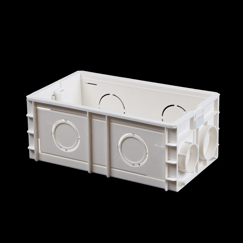 

1 шт. 146 стандартная настенная панель, универсальная Белая настенная коробка для розеток, задняя коробка, товары для дома, штепсельная розетка, аксессуары