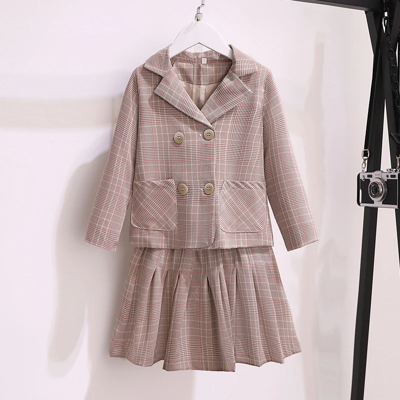 Fashion Kids Clothes for Girls Suits Spring & Autumn Long Sleeve Plaid Teens Designer Clothings Leisure Children Outfits Vestido
Fashion Kids Clothes for Girls Suits Spring & Autumn Long Sleeve Plaid Teens Designer Clothings Leisure Children Outfits Vestido