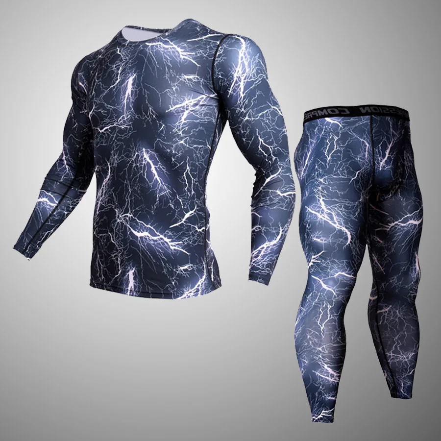 Men's Clothing Compression Shirt + Leggings Rashguard Kit Long Sleeves Top For Men Fitness Workout Thermal Underwear Base
Men's Clothing Compression Shirt + Leggings Rashguard Kit Long Sleeves Top For Men Fitness Workout Thermal Underwear Base