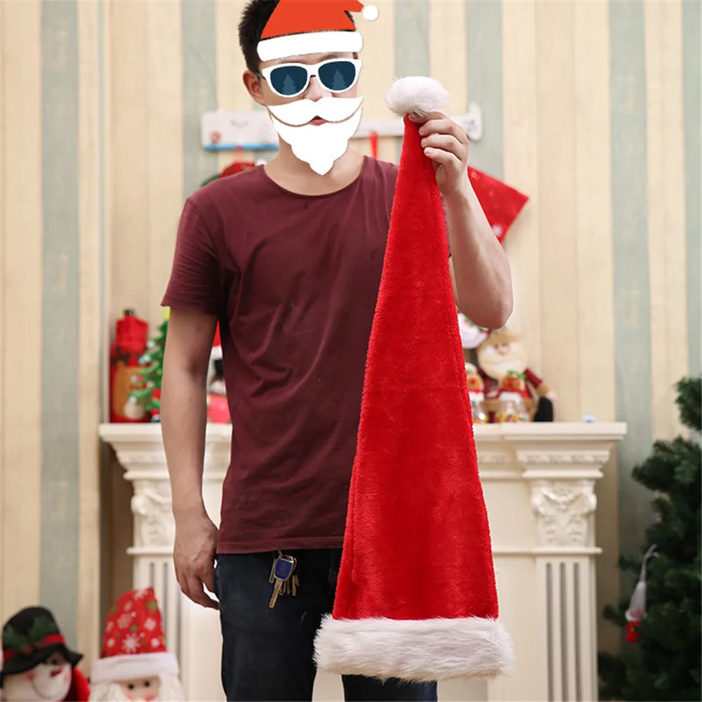 New Fashion Hot High Quality Adult Children Long Christmas Hat for Plush Santa Claus Cap New Year Christmas Party Decoration
New Fashion Hot High Quality Adult Children Long Christmas Hat for Plush Santa Claus Cap New Year Christmas Party Decoration