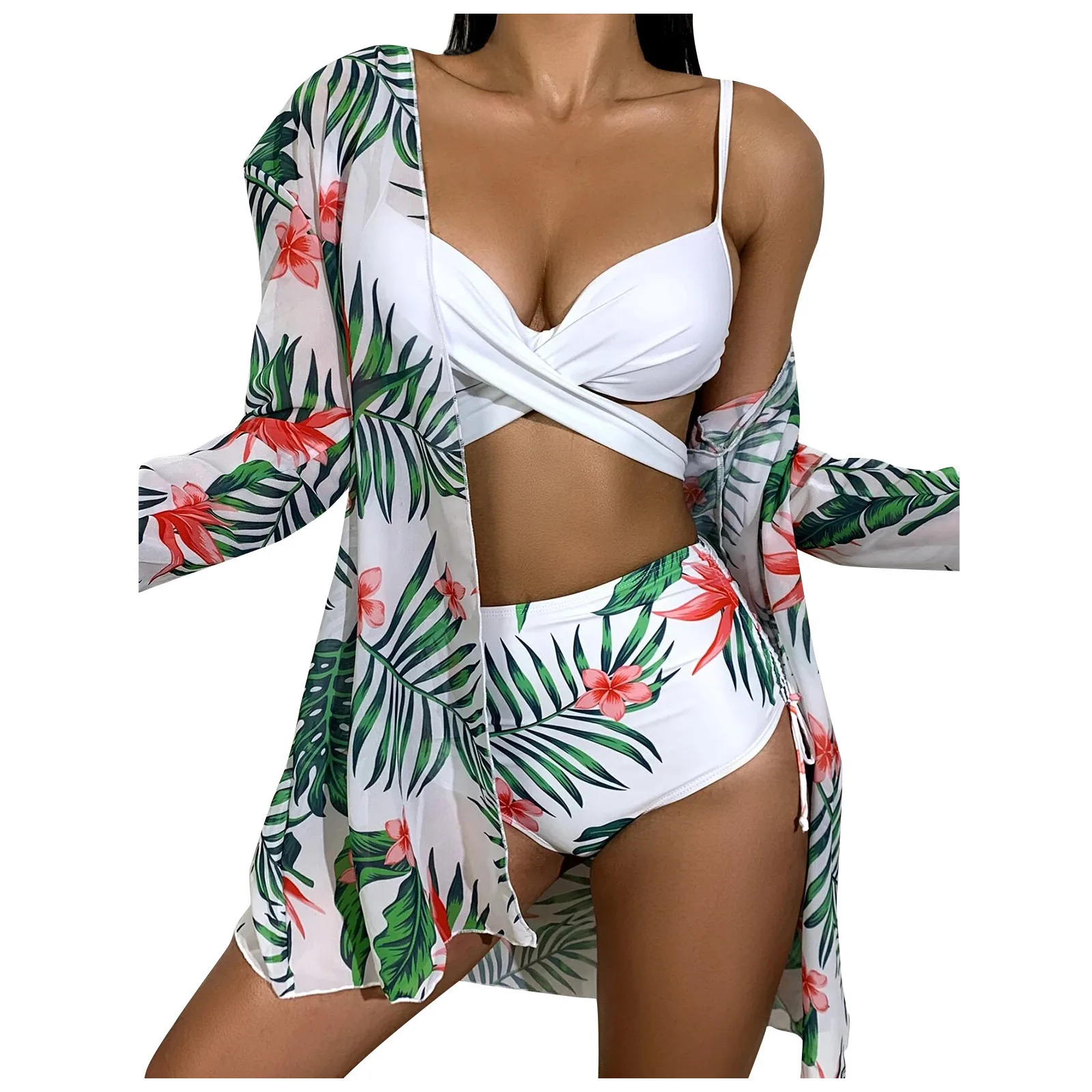 Women's Fashion Printing Sexy Bikini Summer Swimsuit Suit Three Piece Mesh Split Quick Drying Swimsuit Beach Suit bañador hombre
Women's Fashion Printing Sexy Bikini Summer Swimsuit Suit Three Piece Mesh Split Quick Drying Swimsuit Beach Suit bañador hombre