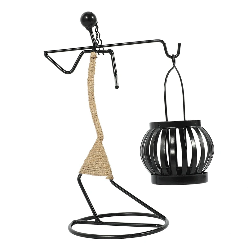 1 Pcs Wrought Iron Candlestick Candlelight Decoration & 1 Pcs Flowing Sand Painting 3D Hourglass Decoration 7Inch
1 Pcs Wrought Iron Candlestick Candlelight Decoration & 1 Pcs Flowing Sand Painting 3D Hourglass Decoration 7Inch