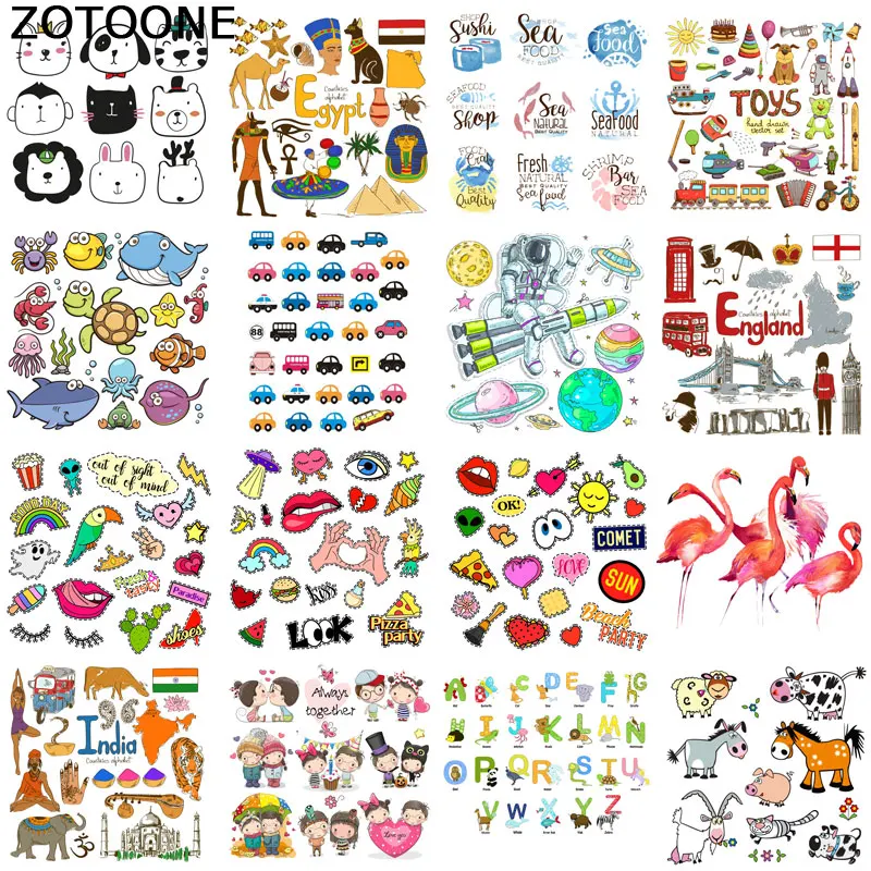 ZOTOONE Cute animal cartoon combination ironing transfer vinyl heat transfer ironing sticker T-shirt hot patch clothing iron D
ZOTOONE Cute animal cartoon combination ironing transfer vinyl heat transfer ironing sticker T-shirt hot patch clothing iron D