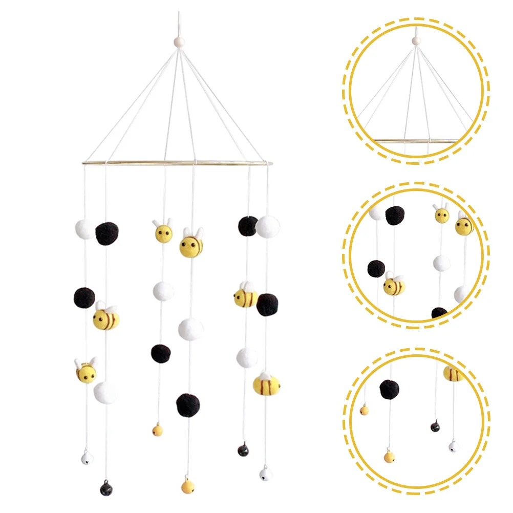 Lovely Bee Plush Pendant Nursery Hanging Decor Baby Room Soothing Ornament 
Lovely Bee Plush Pendant Nursery Hanging Decor Baby Room Soothing Ornament