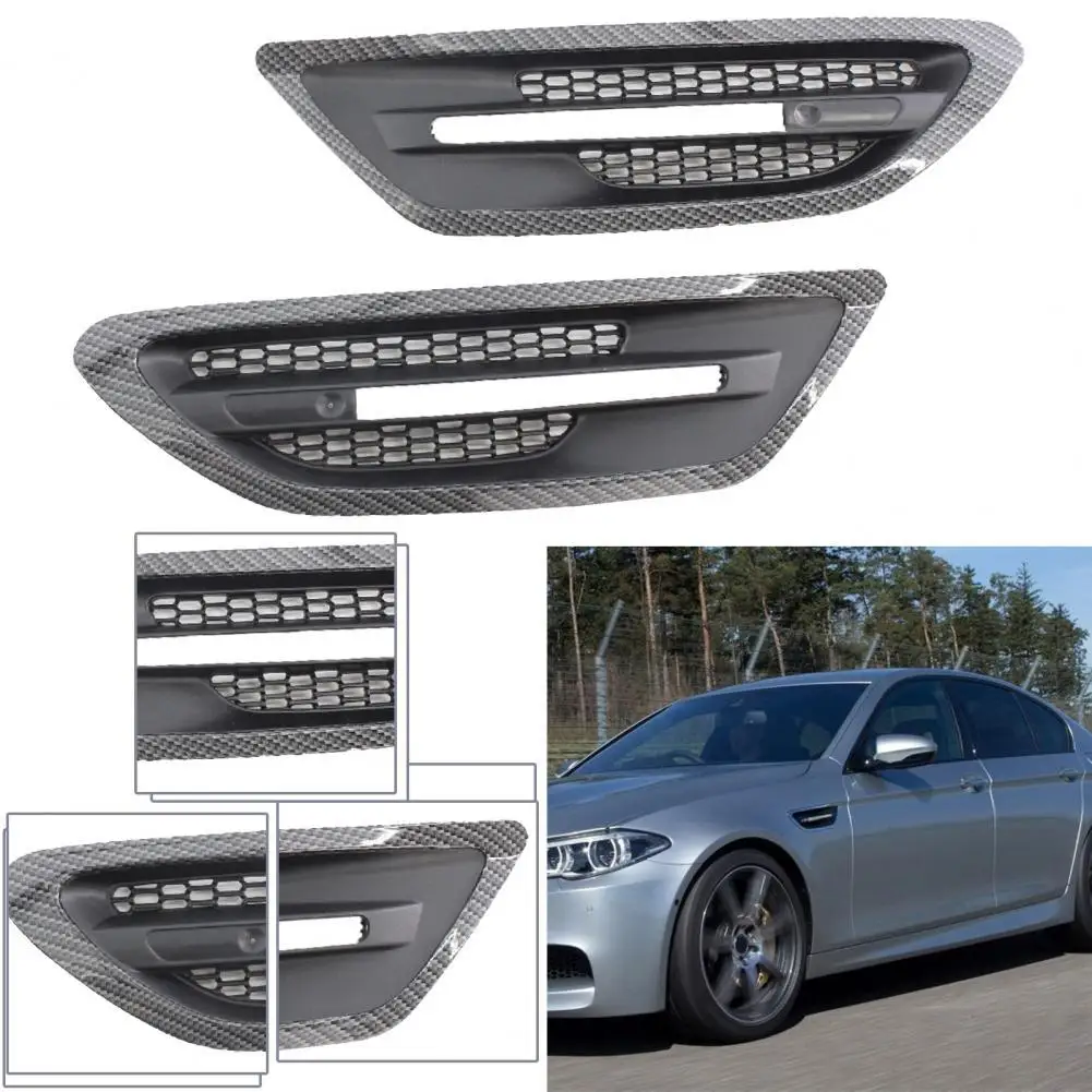 2Pcs Side Vent Trim Perfect Match Abrasion-resistant Carbon Grain Replacement Side Wing Air Vent Hood for 5 Series M5 2012-2016
2Pcs Side Vent Trim Perfect Match Abrasion-resistant Carbon Grain Replacement Side Wing Air Vent Hood for 5 Series M5 2012-2016