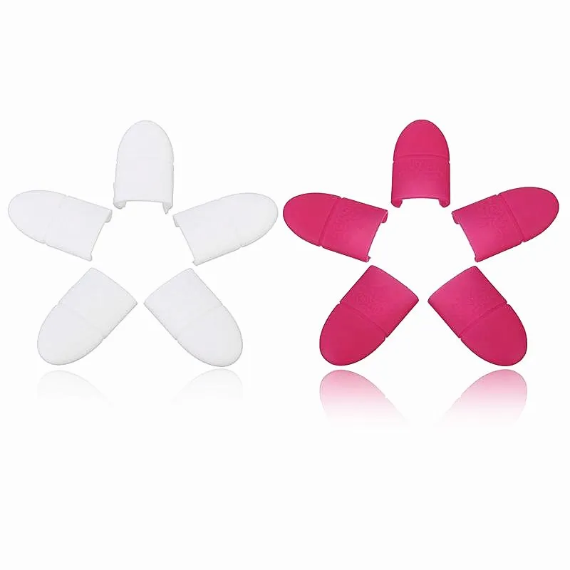 2021 New Nail Art Soak Off Cap Reusable Silicone UV Gel Polish Varnish Remover Clean Degreaser Clip Wraps Soaker Caps | Красота и