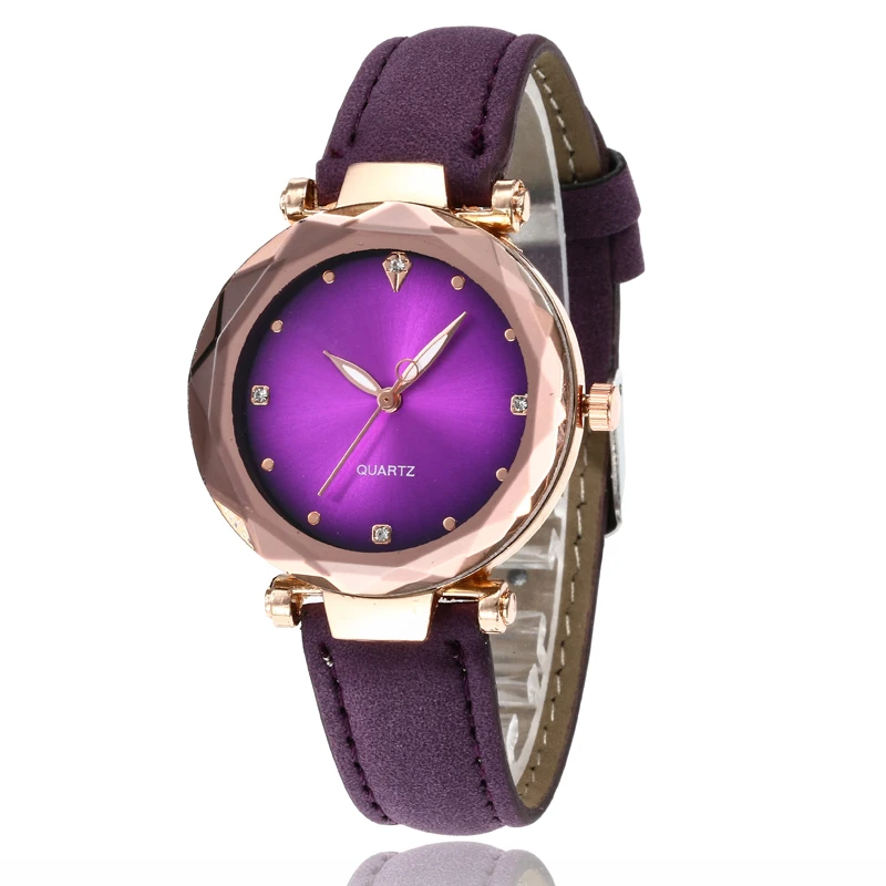 New Style Contracted Leisure Lady Watch Hot Sale Diamond Cut Glass Leather Belt Temperament Quartz Watch For Women
New Style Contracted Leisure Lady Watch Hot Sale Diamond Cut Glass Leather Belt Temperament Quartz Watch For Women