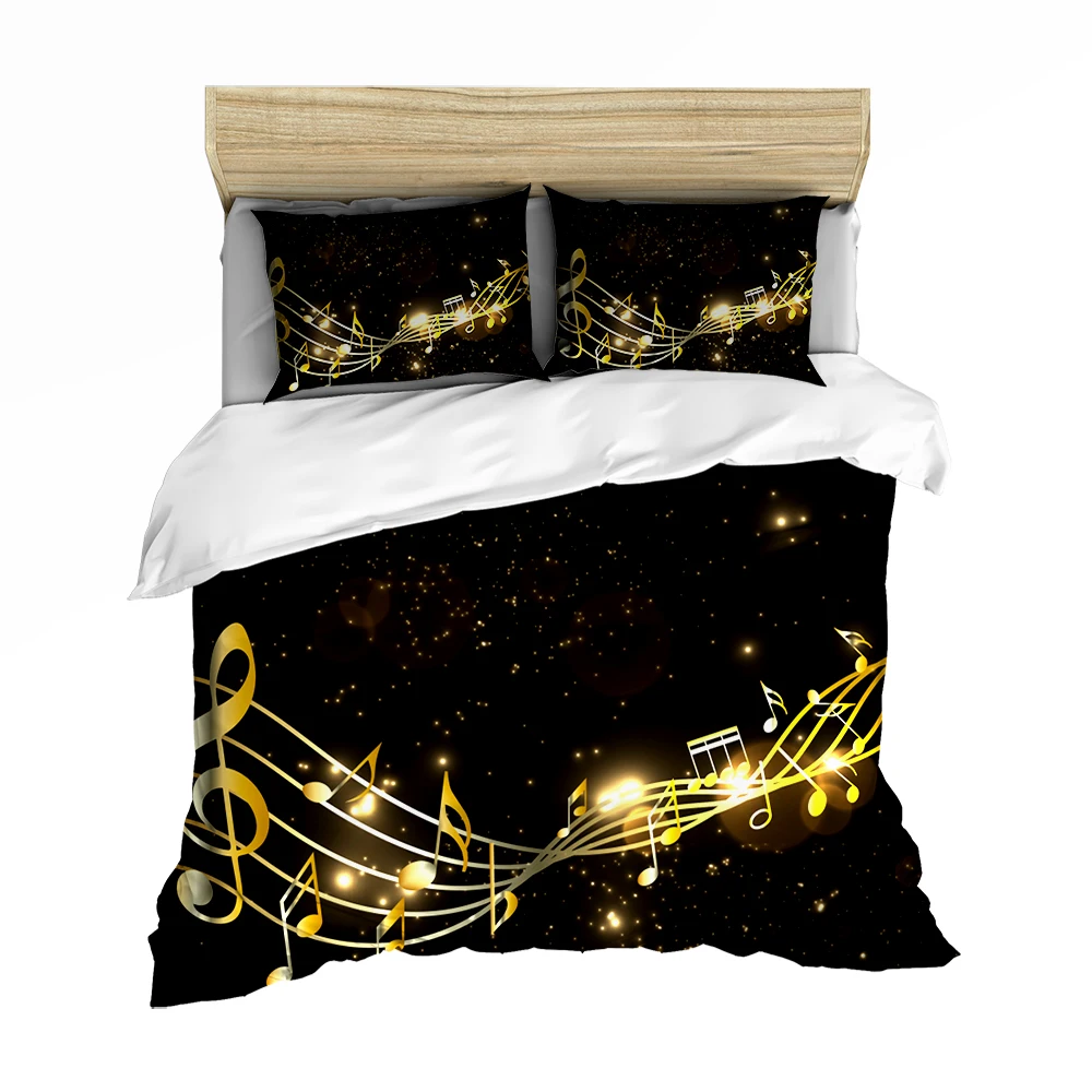 Fashion Gold Note Bedding Set 3d Black Background Down Quilt Cover Pillowcase Adult Bedroom Decorative Home Textile Set
Fashion Gold Note Bedding Set 3d Black Background Down Quilt Cover Pillowcase Adult Bedroom Decorative Home Textile Set