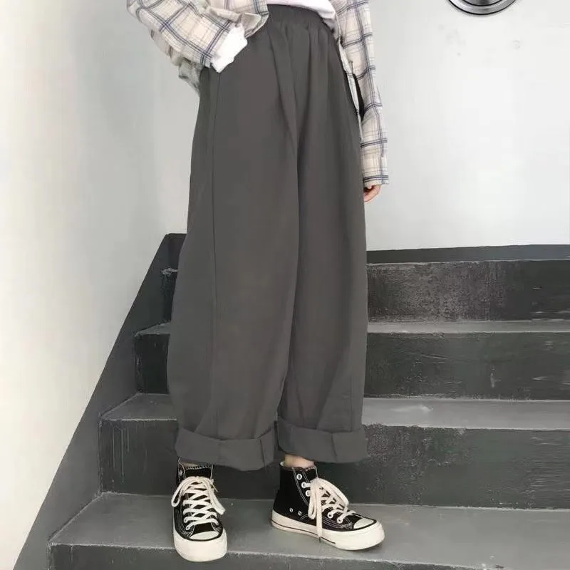 S-5XL Summer Cotton Plus Size High Waist Pants For Women Casual Elastic Wide Leg Loose Soft Trousers Ladies
S-5XL Summer Cotton Plus Size High Waist Pants For Women Casual Elastic Wide Leg Loose Soft Trousers Ladies