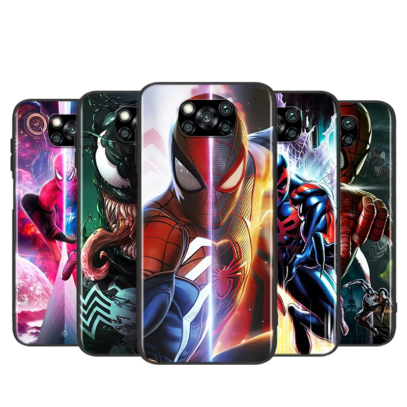 Marvel Avengers Spiderman For Xiaomi Poco X3 NFC F3 GT X2 M3 M2 5G Pro Mi A3 Lite 9SE CC9 Soft Black Phone Case Shell
Marvel Avengers Spiderman For Xiaomi Poco X3 NFC F3 GT X2 M3 M2 5G Pro Mi A3 Lite 9SE CC9 Soft Black Phone Case Shell