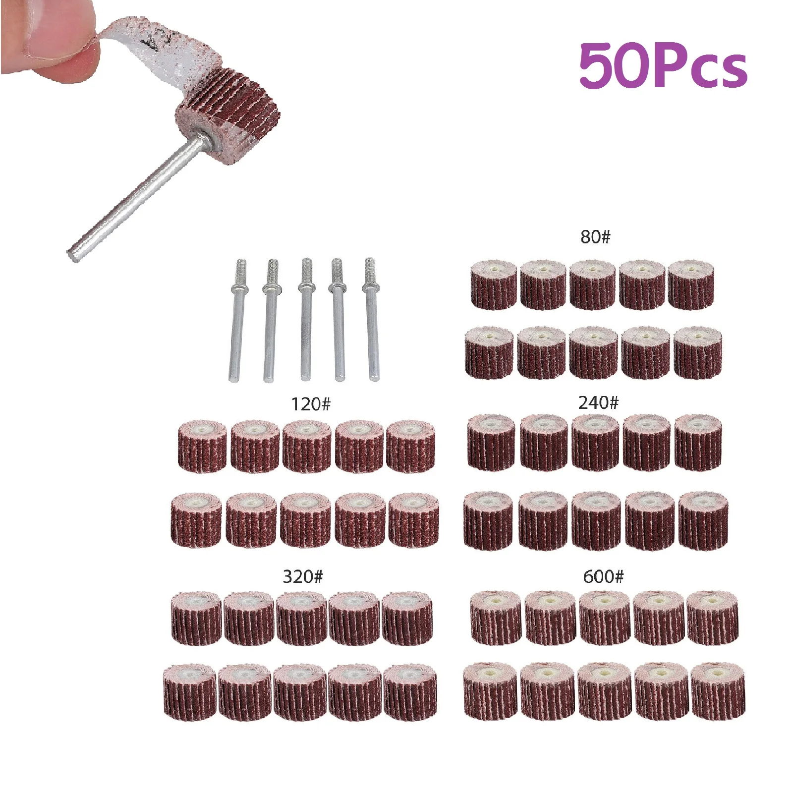 50 Pcs Drill Bits Set W/ Sanding Sandpaper Flap Wheel Brush Rotary Die Head Grinder Electric Woodworking Tool Accessories
50 Pcs Drill Bits Set W/ Sanding Sandpaper Flap Wheel Brush Rotary Die Head Grinder Electric Woodworking Tool Accessories