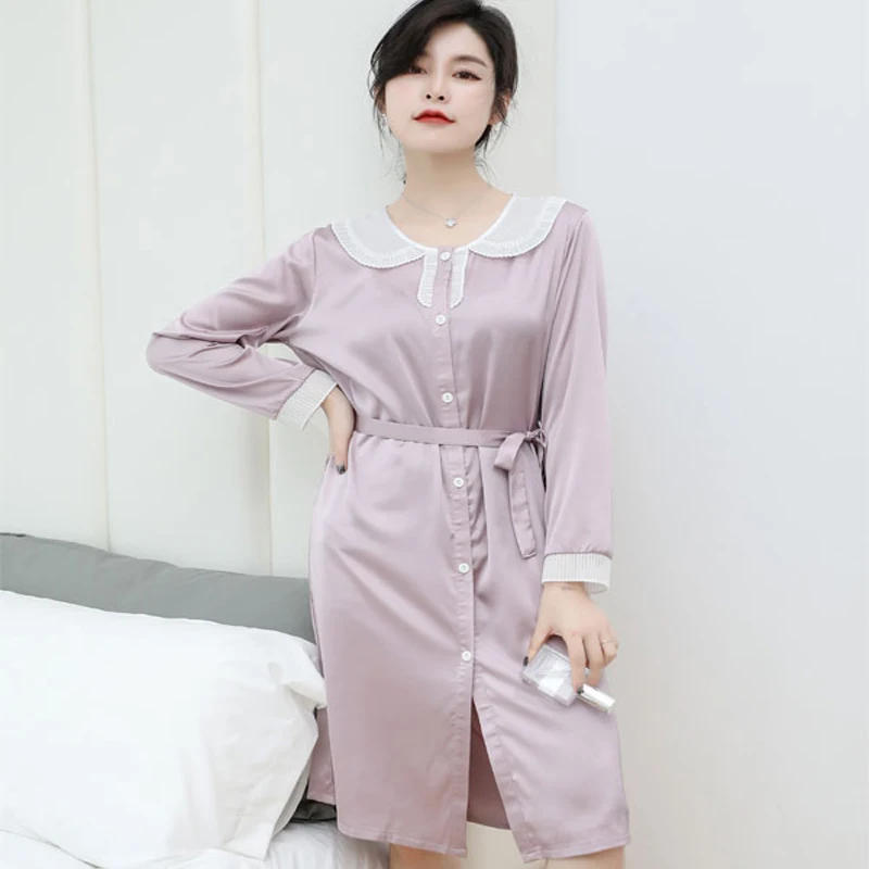 Hot Women Night Gowns Sleepwear Nightwear Sleeping Dress Luxury Nightgown Women Casual Night Dress Ladies Home Dressing
Hot Women Night Gowns Sleepwear Nightwear Sleeping Dress Luxury Nightgown Women Casual Night Dress Ladies Home Dressing