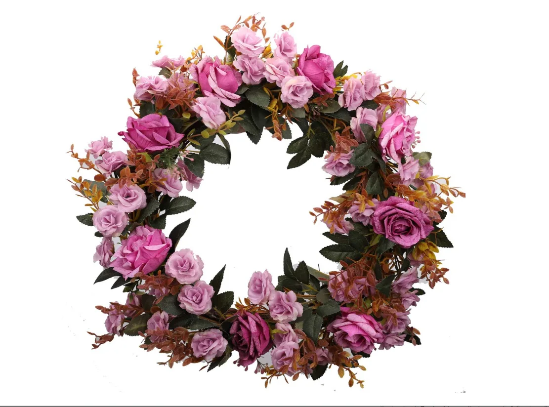 50cm simulation wreath Christmas hanging ornaments door ornaments rose rattan circle accessories Christmas decoration
50cm simulation wreath Christmas hanging ornaments door ornaments rose rattan circle accessories Christmas decoration