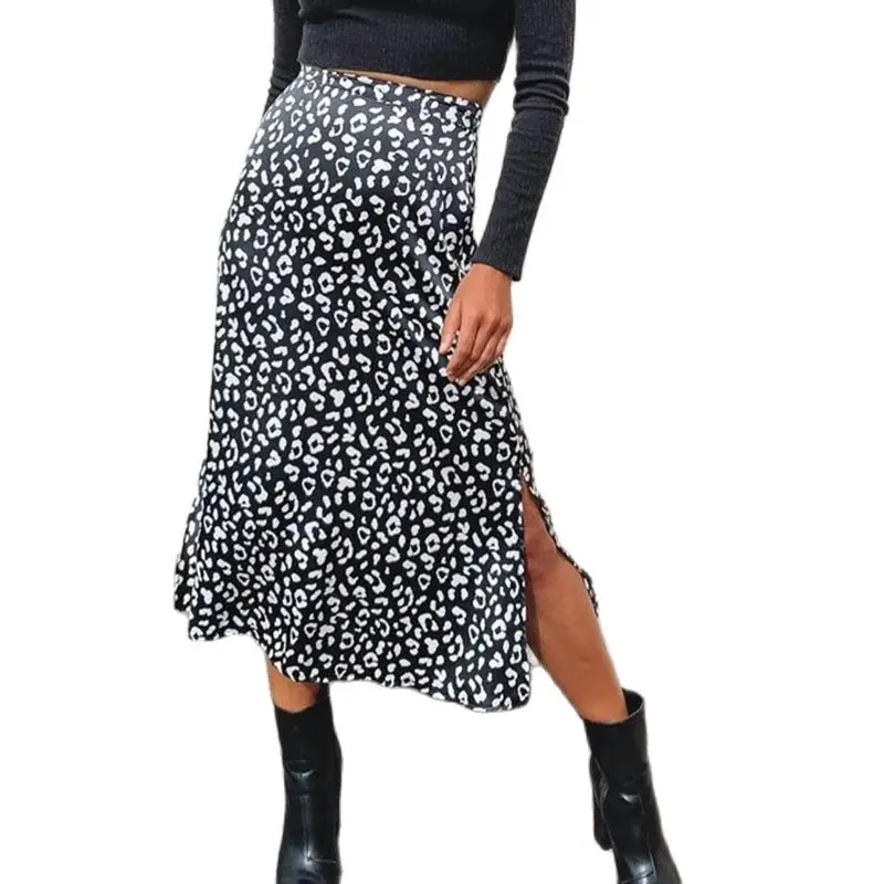 2021 Summer Women Skirt Leopard Chiffon Sexy Split Zipper High Waist Midi Skirt Casual Slim Boho Korean A-line Skirt JK1014
2021 Summer Women Skirt Leopard Chiffon Sexy Split Zipper High Waist Midi Skirt Casual Slim Boho Korean A-line Skirt JK1014