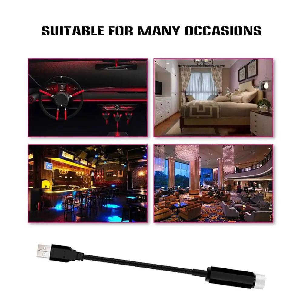 Auto-rotating Starry Sky Light USB LED Car Atmosphere Starlight Roof Starry Sky Projector Lamp Decoration Star Light
Auto-rotating Starry Sky Light USB LED Car Atmosphere Starlight Roof Starry Sky Projector Lamp Decoration Star Light
