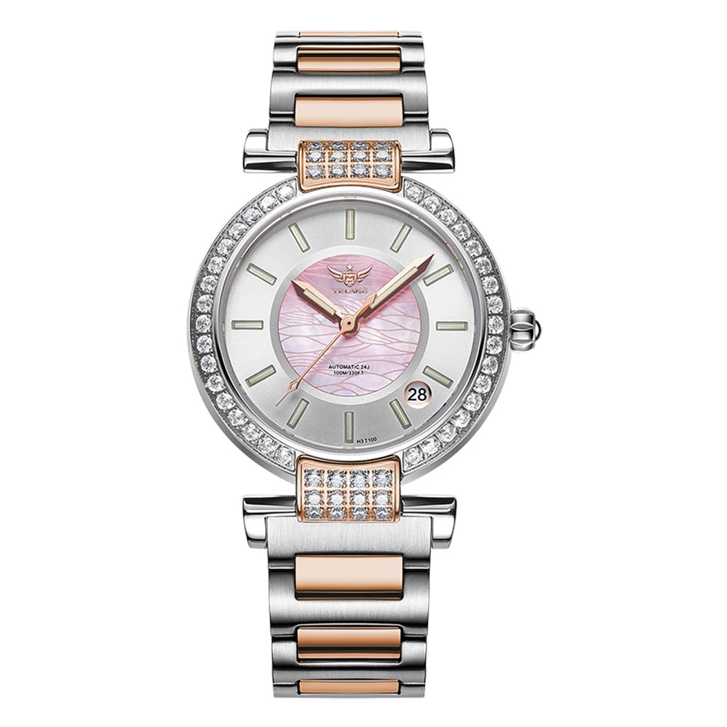 Yelang Women Tritium Watch Ladies Watches Luxury Automatic Mechanical Wristwatch 100M Waterproof T100 Luminous Sapphire Crystal
Yelang Women Tritium Watch Ladies Watches Luxury Automatic Mechanical Wristwatch 100M Waterproof T100 Luminous Sapphire Crystal