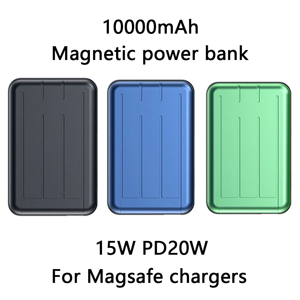 Magnetic Wireless Power Bank Magsafing External Battery For iPhone 12 Pro Max Mini PD20W 15W Wireless Charging Magsafe Powerbank 
Magnetic Wireless Power Bank Magsafing External Battery For iPhone 12 Pro Max Mini PD20W 15W Wireless Charging Magsafe Powerbank