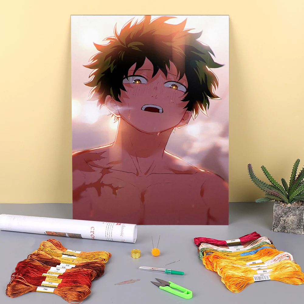My Hero Academia Printed Fabric 11CT Cross Stitch DIY Embroidery Kit DMC Threads Needlework Craft Sewing Knitting Gift
My Hero Academia Printed Fabric 11CT Cross Stitch DIY Embroidery Kit DMC Threads Needlework Craft Sewing Knitting Gift