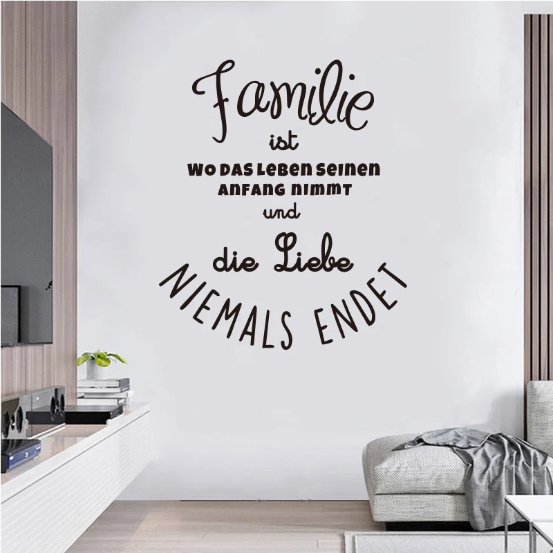 German family is love vinyl sticker living room mural wall decal art wallpaper home decoration house decoration painting DW0934
German family is love vinyl sticker living room mural wall decal art wallpaper home decoration house decoration painting DW0934