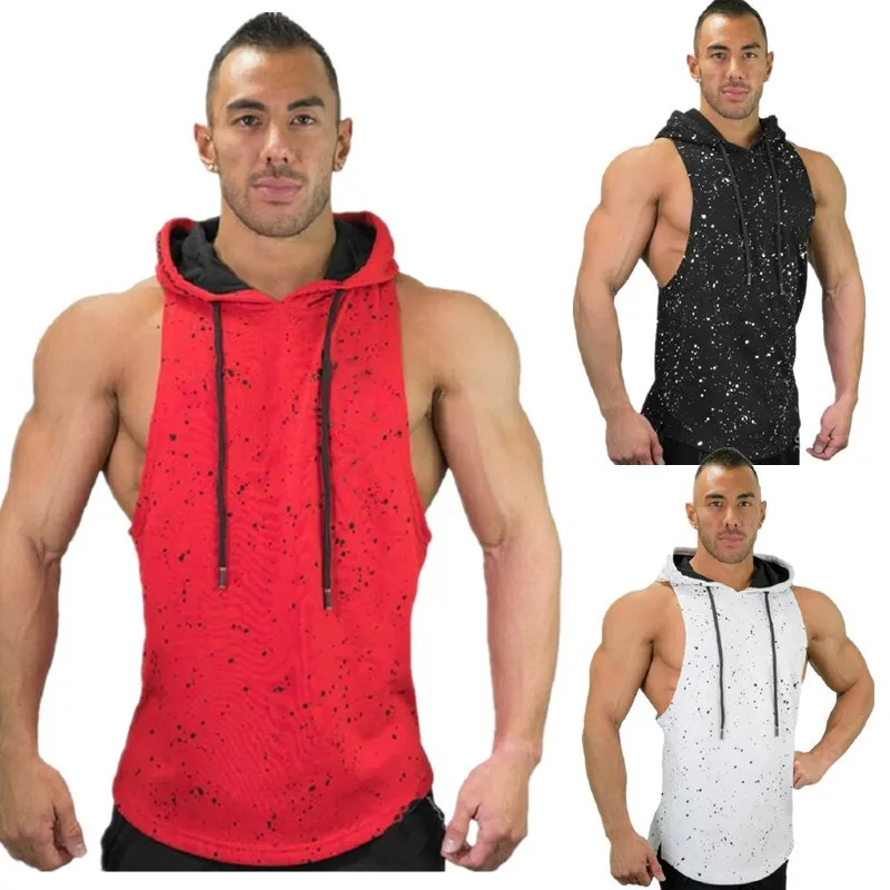 2021 New Hooded Sleeveless T Shirt Men's Muscle Fitness Basketball Vest Summer Running Sports Camouflage Casual Cotton Tee Top
2021 New Hooded Sleeveless T Shirt Men's Muscle Fitness Basketball Vest Summer Running Sports Camouflage Casual Cotton Tee Top