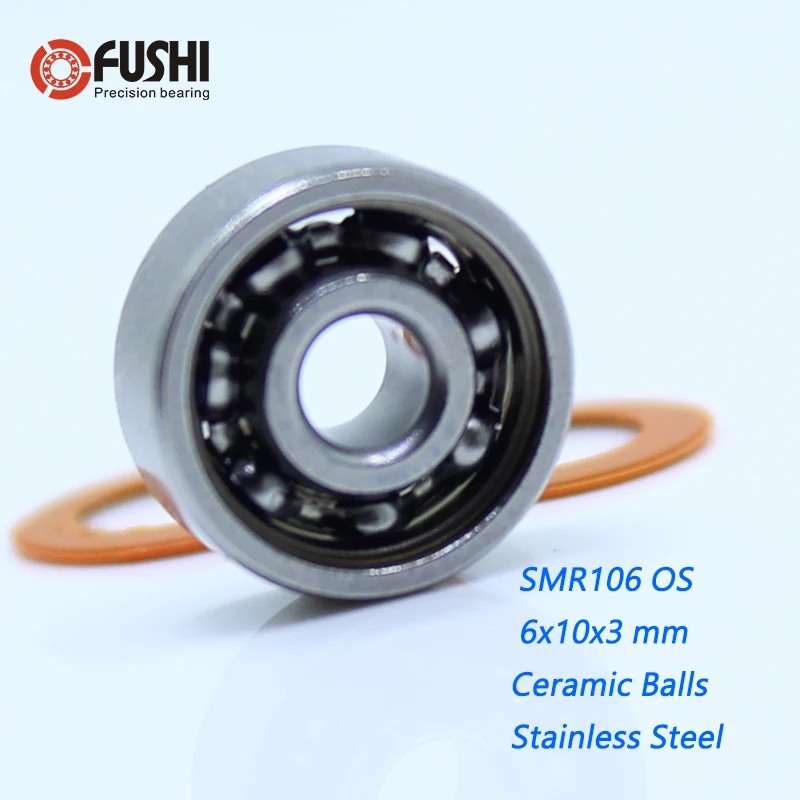 SMR106 2OS Bearing 6x10x3 mm CB ABEC7 Stainless Steel Hybrid Ceramic Bearing DRY Ocean Fishing Reels Ball Bearings SMR106C
SMR106 2OS Bearing 6x10x3 mm CB ABEC7 Stainless Steel Hybrid Ceramic Bearing DRY Ocean Fishing Reels Ball Bearings SMR106C