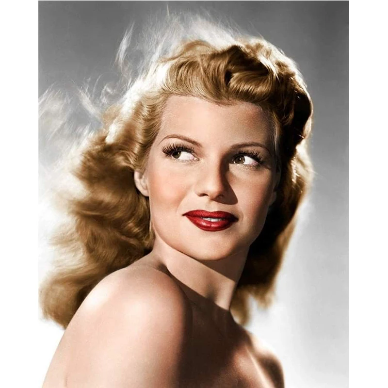 DIY Diamond Painting Full Round/Square Drill Rita Hayworth Diamond Embroidery American Hollywood Actress Cross Stitch Home Decor
DIY Diamond Painting Full Round/Square Drill Rita Hayworth Diamond Embroidery American Hollywood Actress Cross Stitch Home Decor