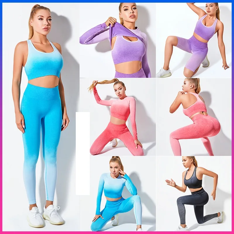 Бесшовные спортивные комплекты, спортивный костюм для женщин, комплект для йоги, спортивный костюм из двух предметов, леггинсы с высокой та...
Бесшовные спортивные комплекты, спортивный костюм для женщин, комплект для йоги, спортивный костюм из двух предметов, леггинсы с высокой та...