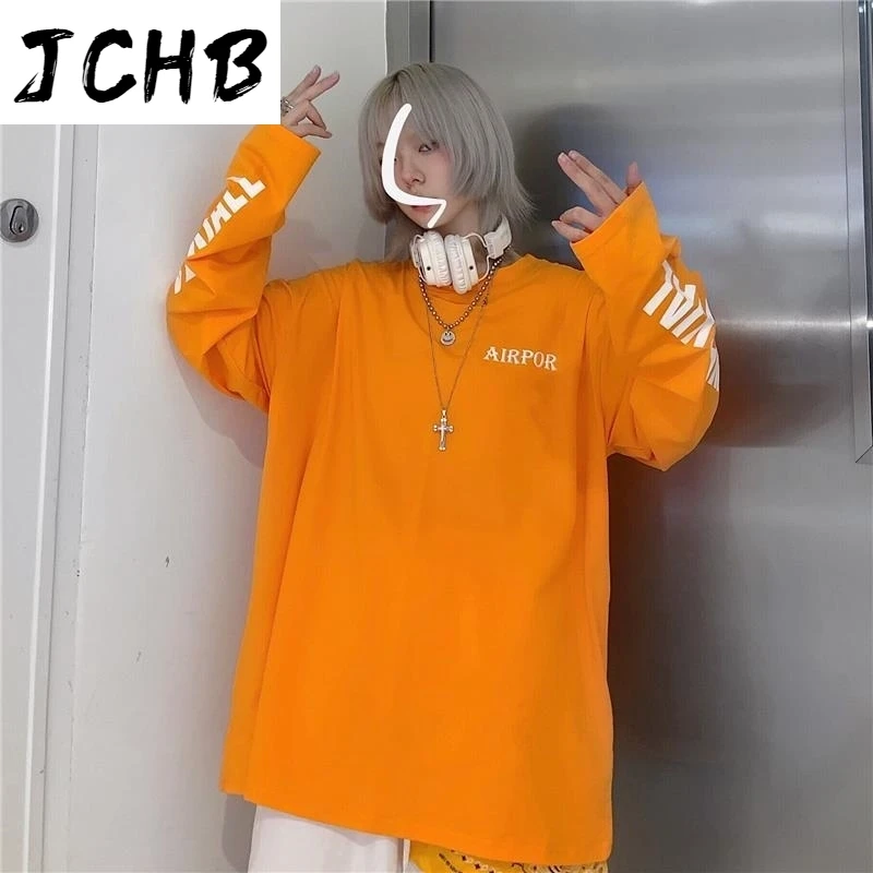 2021 Women Tshirt Spring Korean Loose Bf Harajukut Shirt Letter Printed Personality All-match Bottoming Top Long-sleeved T-shirt
2021 Women Tshirt Spring Korean Loose Bf Harajukut Shirt Letter Printed Personality All-match Bottoming Top Long-sleeved T-shirt