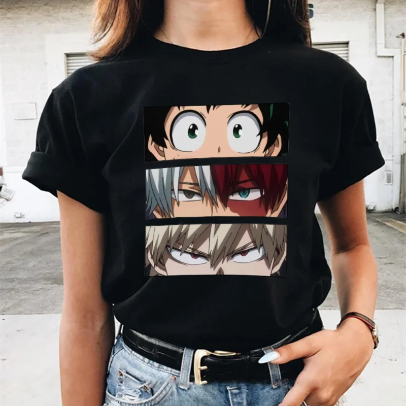 My Hero Academia Cute Anime T Shirt Women Casual Harajuku Tee Oversize Female T-Shirt Summer 2021 Woman Japan Clothes T Shirts
My Hero Academia Cute Anime T Shirt Women Casual Harajuku Tee Oversize Female T-Shirt Summer 2021 Woman Japan Clothes T Shirts