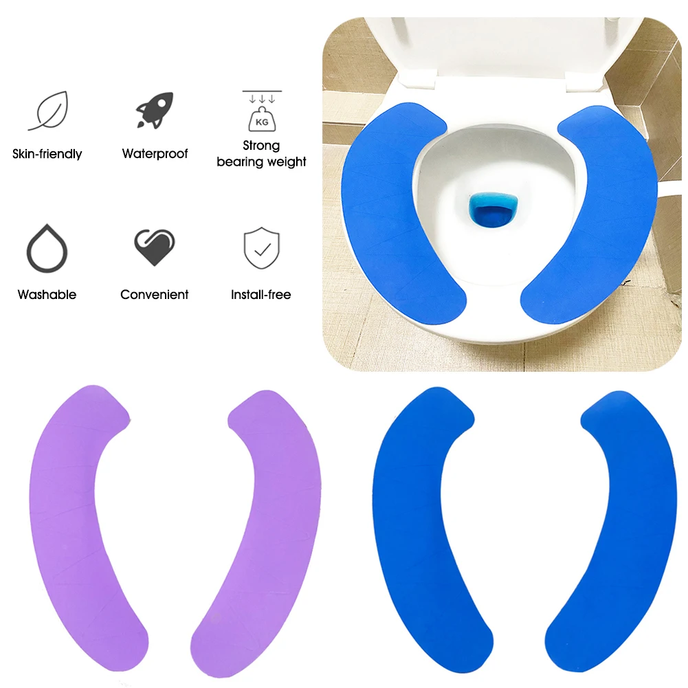 Solid Color Toilet Cover Pad Blue Toilet Toilet Seat Cover Washable and Reusable for Bathroom, Travelling Toilet Cushion
Solid Color Toilet Cover Pad Blue Toilet Toilet Seat Cover Washable and Reusable for Bathroom, Travelling Toilet Cushion