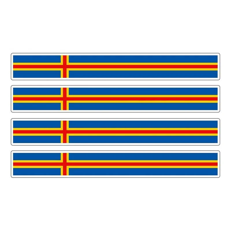 Hot 4pcs Patriotic Stickers Flag Stripes Vinyl PVC 13cm X 1.7cm Motorcycle Reflective Tuning Aland Islands Car Sticker
Hot 4pcs Patriotic Stickers Flag Stripes Vinyl PVC 13cm X 1.7cm Motorcycle Reflective Tuning Aland Islands Car Sticker