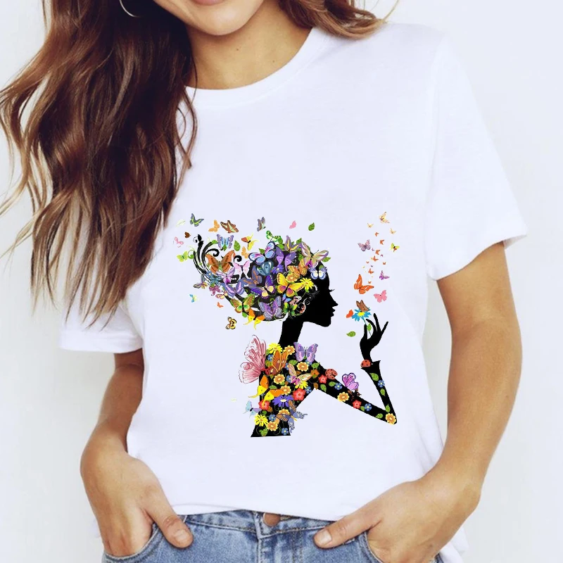 Student Street Fashion Aesthetic Butterfly Love Floral Flower Clothing Print Women's T-shirt Lady Graphic Ladies Female Tee Tops
Student Street Fashion Aesthetic Butterfly Love Floral Flower Clothing Print Women's T-shirt Lady Graphic Ladies Female Tee Tops