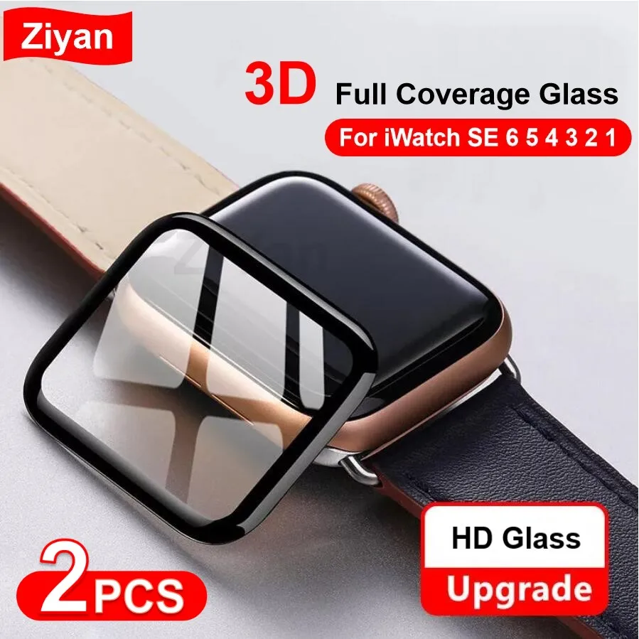2Pcs 3D Full Cover Tempered Glass For Apple Watch Series 4 5 6 SE 40MM 44MM Screen Protector Premium For iWatch 3 2 1 38MM 42MM
2Pcs 3D Full Cover Tempered Glass For Apple Watch Series 4 5 6 SE 40MM 44MM Screen Protector Premium For iWatch 3 2 1 38MM 42MM