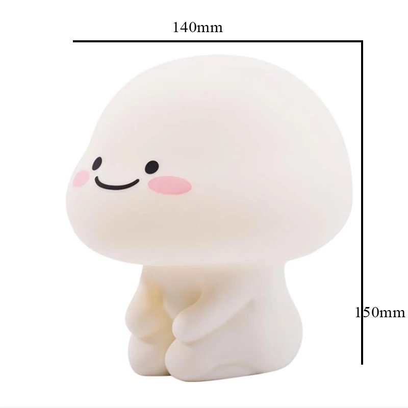 LED Cute Silicone Baby Night Lights USB Rechargeable Touch Switch Kid Table Night Lamp Decor Bedroom For Children Birthday Gift
LED Cute Silicone Baby Night Lights USB Rechargeable Touch Switch Kid Table Night Lamp Decor Bedroom For Children Birthday Gift